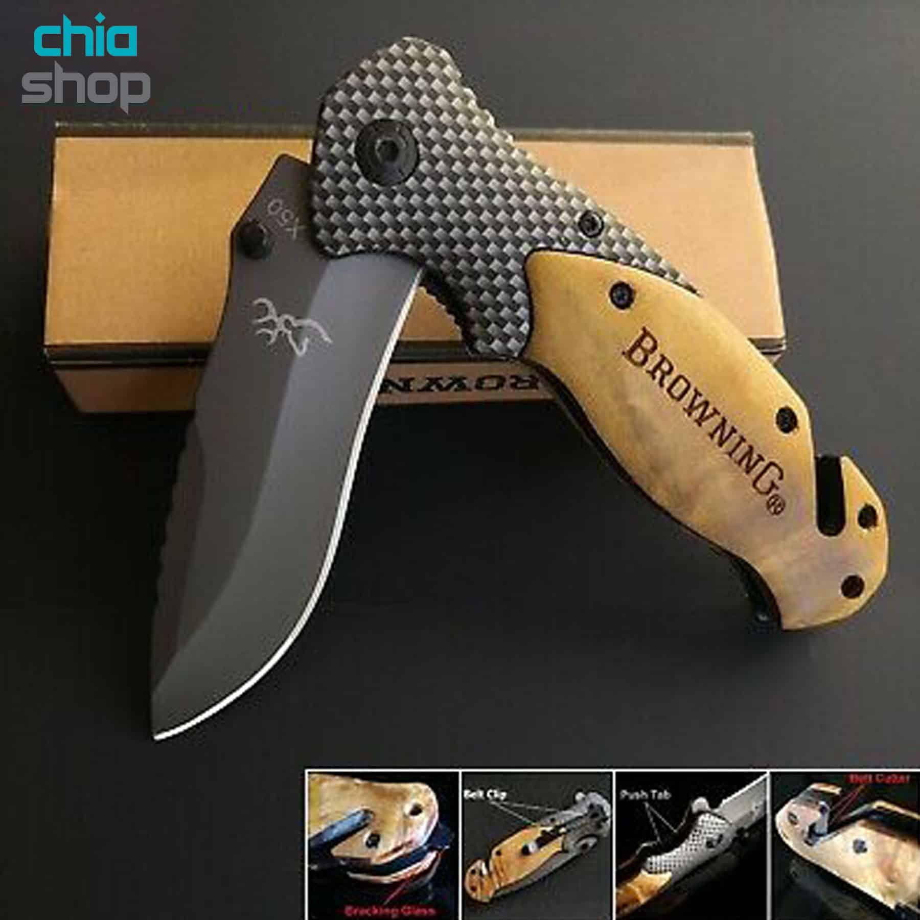 چاقو تاکتیکال براونینگ مدل Browning Knives X50 Tactical